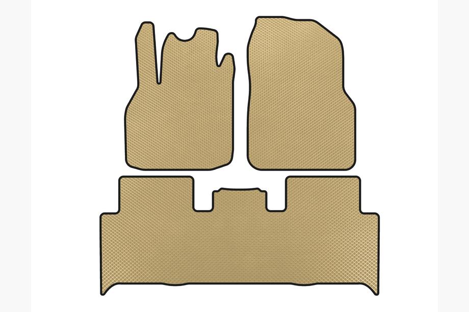 Renault Scenic/Grand 2003-2009 Tappetini EVA (2 File, Beige) Image