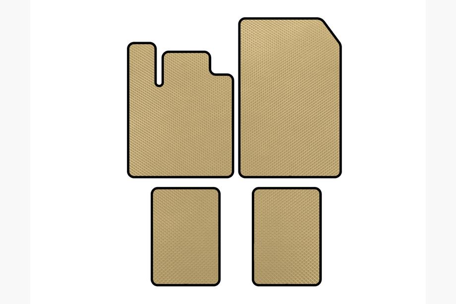Renault Twingo 2007-2014 Tappetini EVA (Beige) Image
