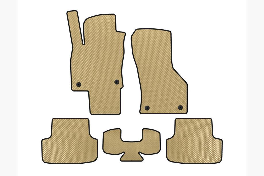 Seat Leon 2013-2020 Tappetini EVA (Beige) Image