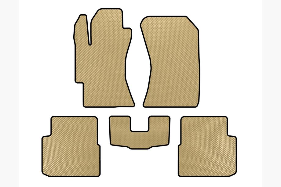 Subaru Impreza 2007-2011 Tappetini EVA (HB, Beige) Image