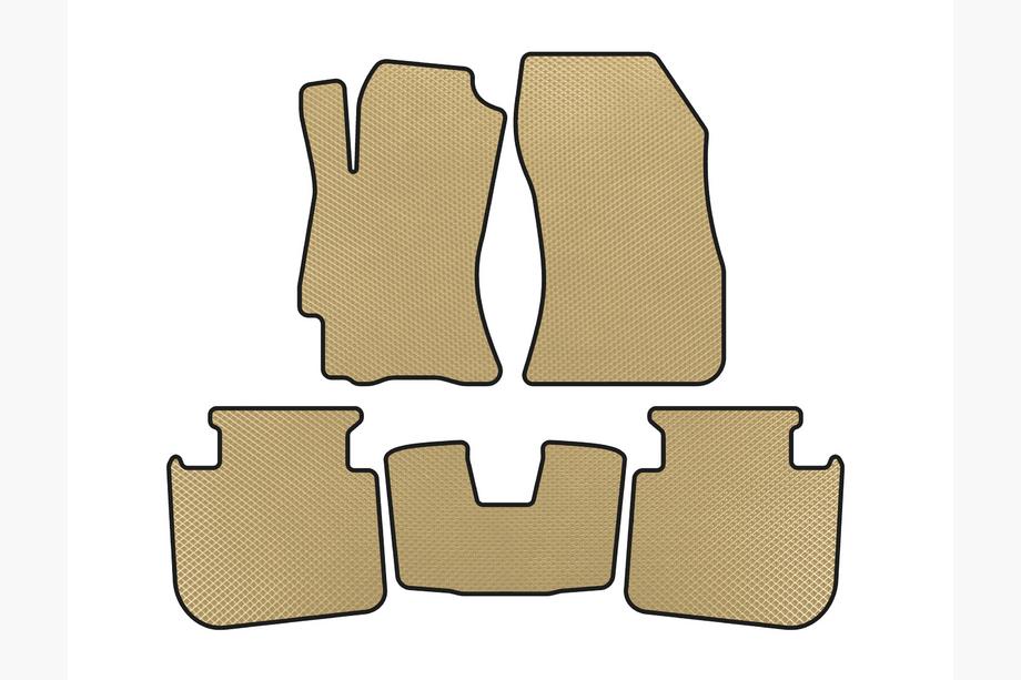 Subaru Legacy 2009-2014 Tappetini EVA (2009-2013, SD, Beige) Foto 1