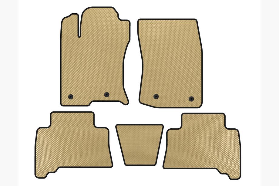 Toyota 4Runner 2009-2024 Tappetini EVA (2009-2014, Beige) Image