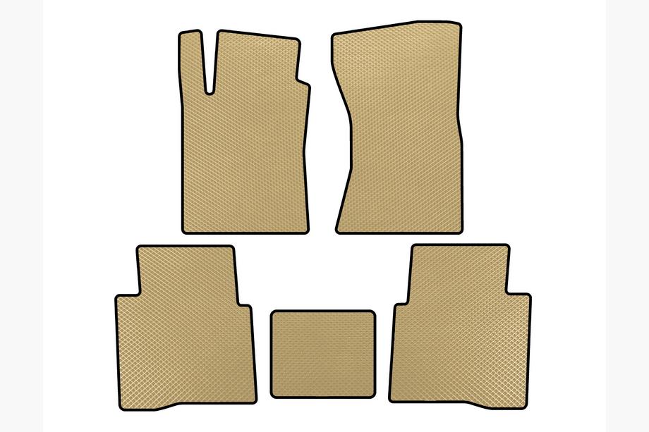 Toyota Fortuner 2006-2015 Tappetini EVA (Beige) Foto 1