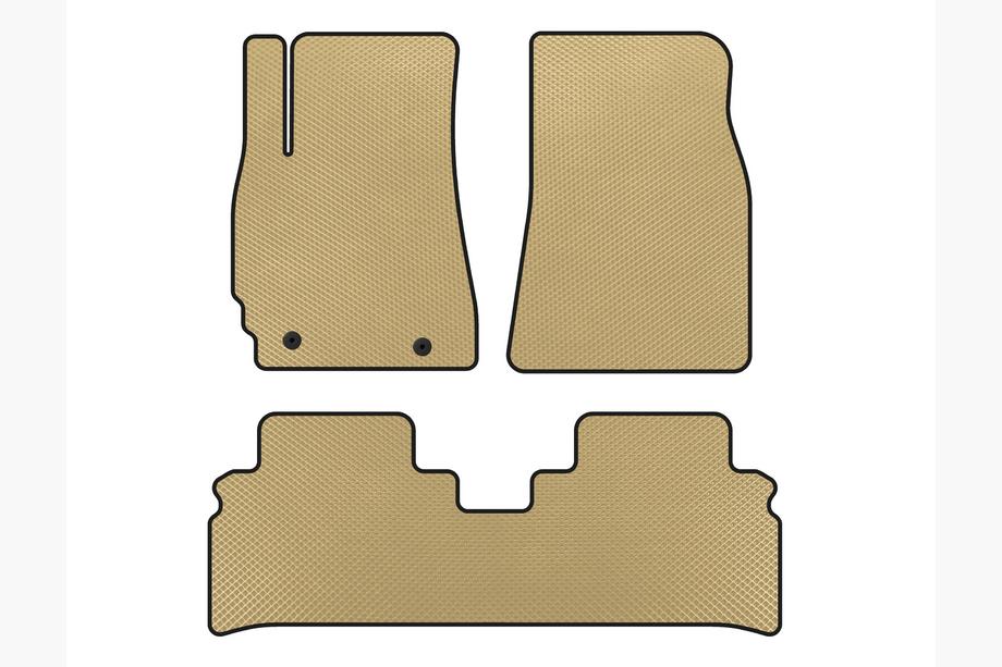 Toyota Highlander 2000-2008 Tappetini EVA (Beige) Image
