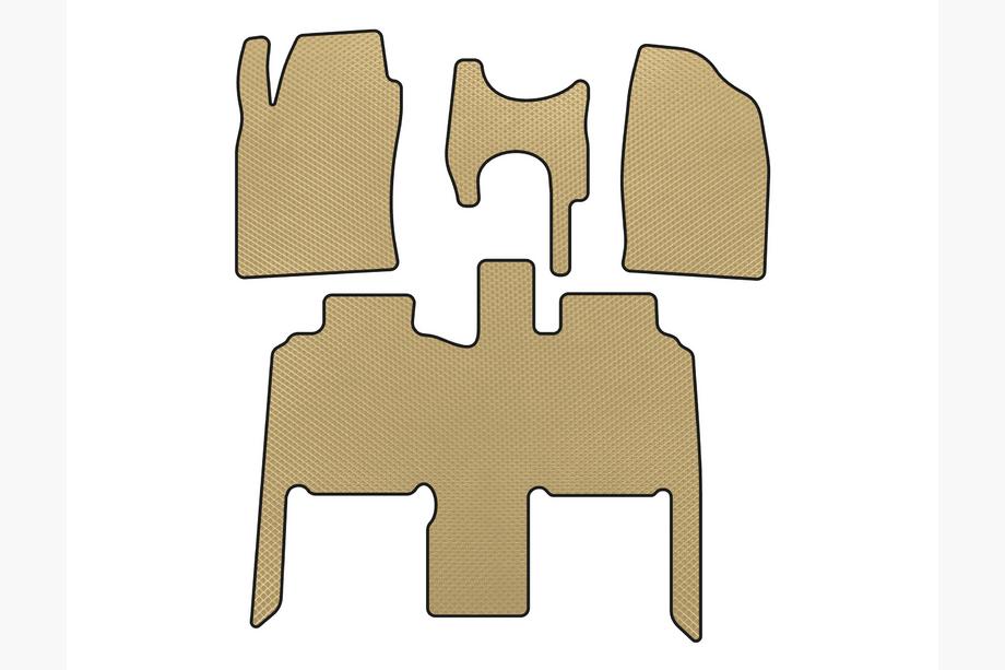 Toyota Previa 2000-2006 Tappetini EVA (Beige) Image