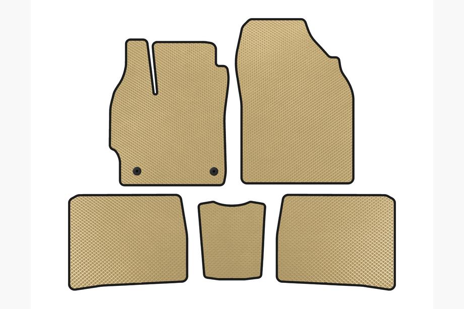 Toyota Prius 2009-2015 Tappetini EVA (LB, Beige) Image