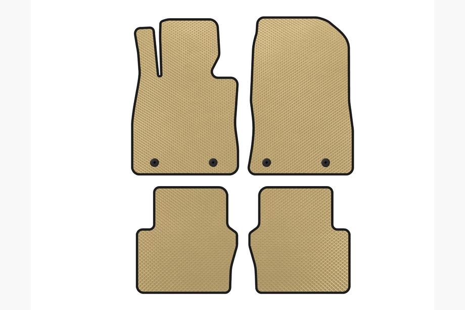 Toyota Yaris 2010-2020 Tappetini EVA (Electro, 2017-2020, SD, Beige) Foto 1
