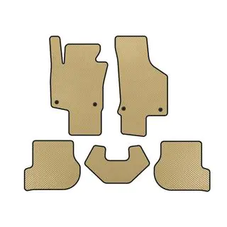 Tappetini EVA (HB, 3 Porte, Beige)
