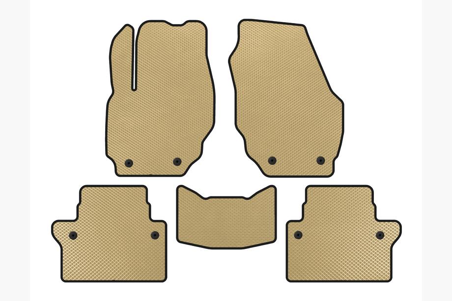 Volvo S80 2006-2016 Tappetini EVA (Beige) Image
