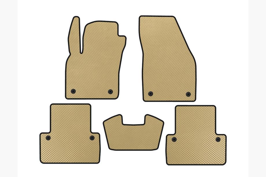 Volvo V50 2004-2012 Tappetini EVA (2007-2012, SW, Beige) Image