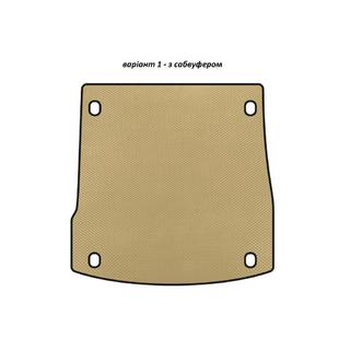 Tappetino bagagliaio EVA V-1 (con subwoofer, Beige) Alfa Romeo Stelvio 2016-