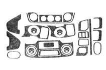 Renault Master 2011-2023 Coperture cruscotto (kit completo) foto 5