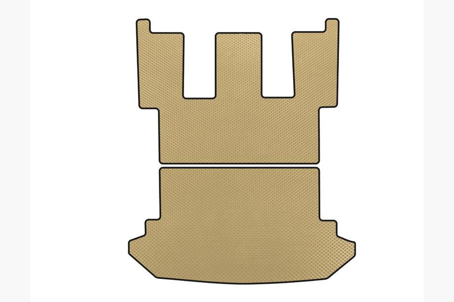 Peugeot 807 2002-2014 Tappetino bagagliaio EVA (Beige) Image