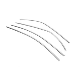 Cornici superiori finestrini acciaio inox (4 pz) Toyota Corolla 2007-2013 foto 4
