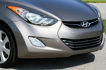 Hyundai Elantra (MD/UD) 2011-2015 Coperture griglia (3 pz, acciaio inox) foto 1