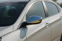 Hyundai Elantra (MD/UD) 2011-2015 Cover specchietti senza freccia (2 pz, acciaio inox) foto 1