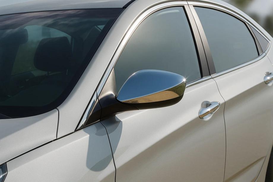 Hyundai Elantra (MD/UD) 2011-2015 Cover specchietti senza freccia (2 pz, acciaio inox) Image