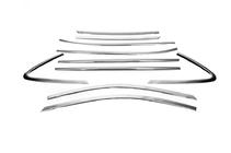 Hyundai IX-35 2010-2015 Set cornici cromate per finestrini (10 pz, acciaio inox) foto 3
