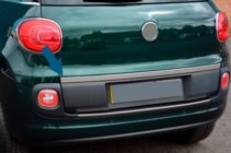 Fiat 500/500L 2013-2022 Modanatura bagagliaio acciaio inox Carmos - Acciaio Inox Turco foto 3