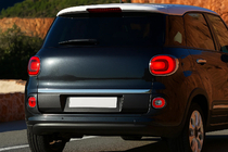 Fiat 500/500L 2013-2022 Modanatura bagagliaio acciaio inox Carmos - Acciaio Inox Turco foto 1