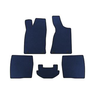 Tappetini auto EVA (1987-1991, Sedan, Blu) Audi 80/90 1987-1996