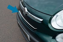 Fiat 500/500L 2013-2022 Coperture Griglia Cromate (Popstar, Acciaio Inox) foto 2
