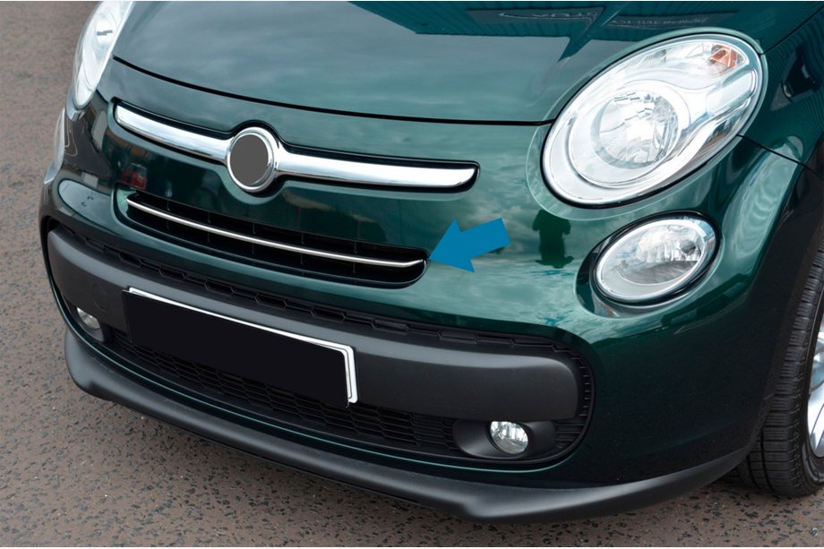 Fiat 500/500L 2013-2022 Coperture Griglia Cromate (Popstar, Acciaio Inox) Image
