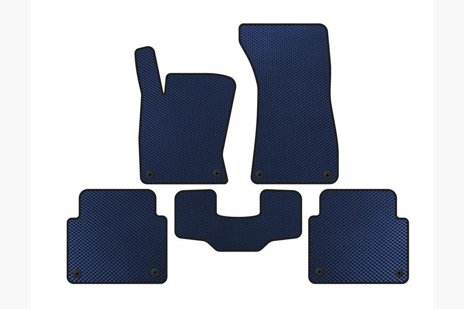 Audi A8 2002-2009 Tappetini EVA (Short, Blu) Image
