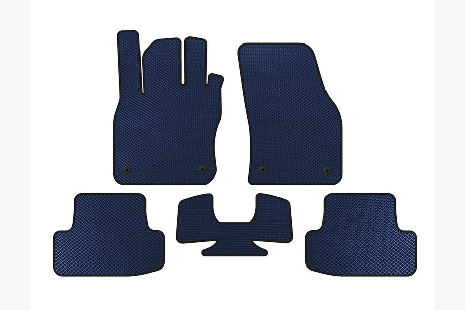 Audi Q2 2016- Tappetini EVA (Blu) Image