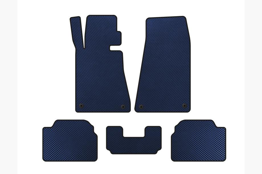 BMW 5 Series E34 1988-1995 Tappetini EVA (Blu) Image