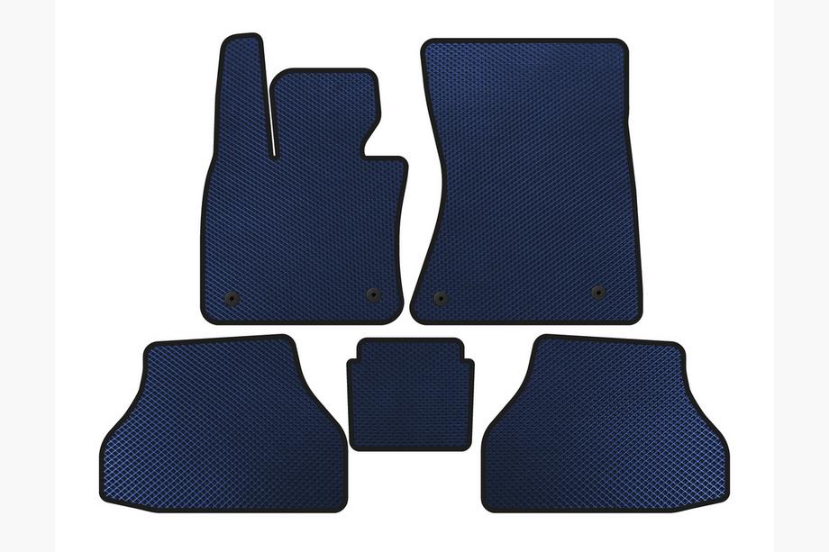 BMW X6 E71 2008–2014 Tappetini EVA V2 (Blu) Image