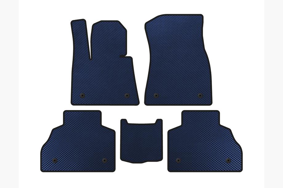 BMW X7 G07 2019- Tappetini EVA (2 File, Blu) Image