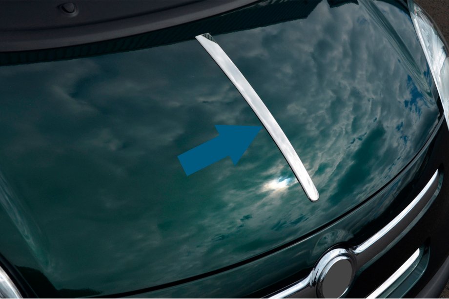 Fiat 500/500L 2013-2022 Striscia cofano (acciaio inox) Image