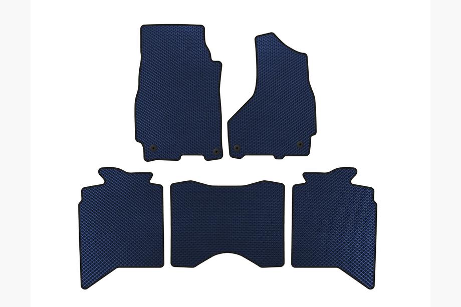 Dodge RAM (DS/DJ/D2) 2009–2024 Tappetini EVA (2013+, 5 posti, Blu) Foto 1
