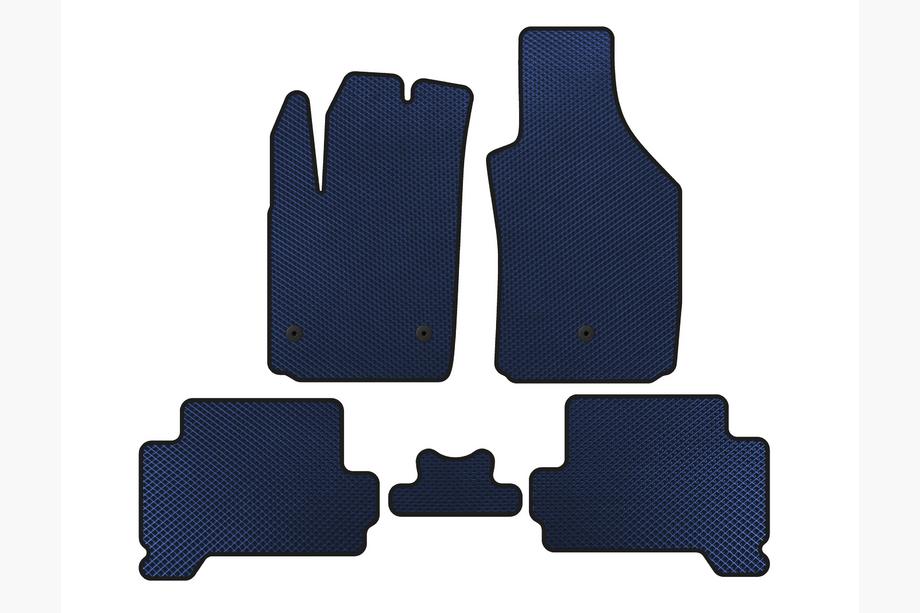 Fiat 500/500L 2013-2022 Tappetini EVA (HB, Elettrico, Blu) Image
