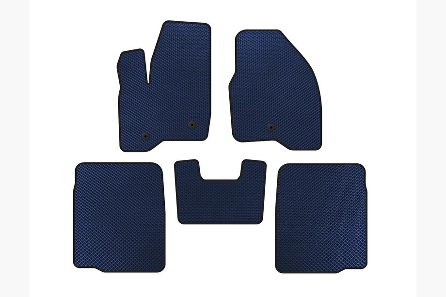 Ford Explorer 2011-2019 Tappetini EVA (2 File, 2011-2015, Blu) Image