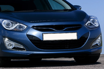 Hyundai I-40 2011-2019 Coperture cromate per fendinebbia (2 pz, acciaio inox) foto 1