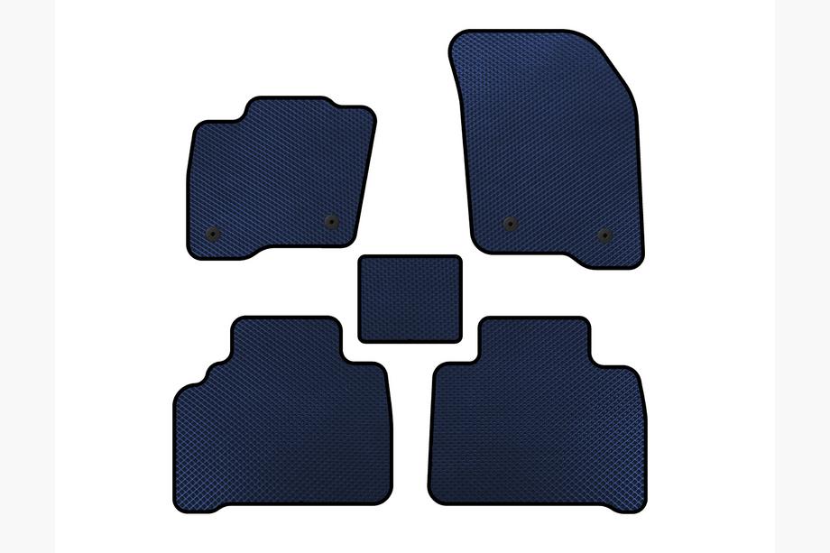 Ford S-Max 2015- Tappetini EVA (Blu) Image