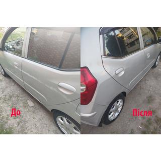 Cornici finestrini acciaio inox (6 pz) Hyundai I-10 2008-2013 foto 3