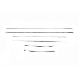 Cornici finestrini acciaio inox (6 pz) Hyundai I-10 2008-2013 foto 2