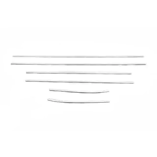 Cornici finestrini acciaio inox (6 pz) foto 2