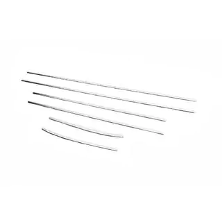 Cornici finestrini acciaio inox (6 pz) foto 4