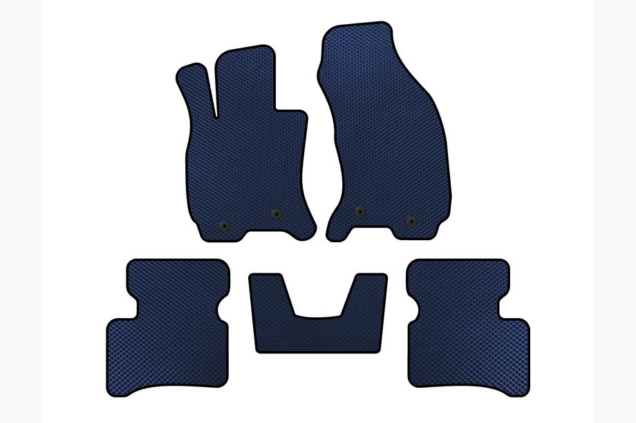 Jaguar X-Type 2001-2009 Tappetini EVA (SD, Pedale acceleratore a pavimento, Blu) Image