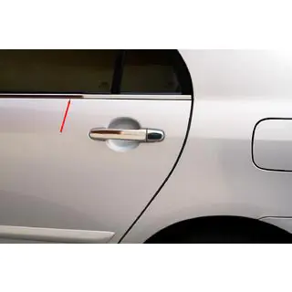 Cornici esterne finestrini acciaio inox (4 pz) Toyota Verso 2009–2018