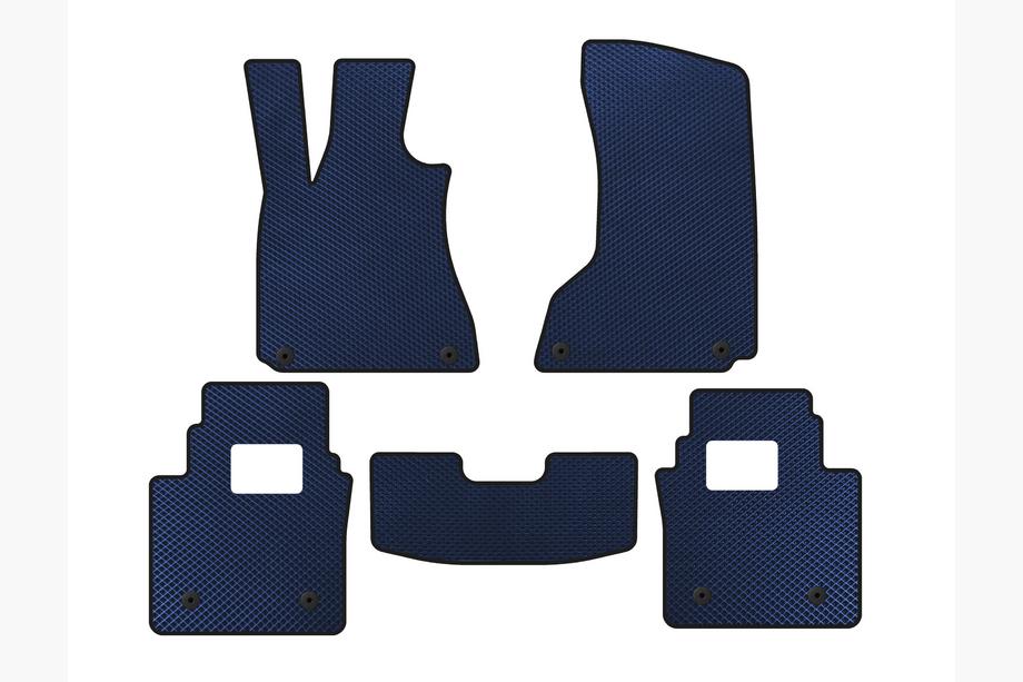 Maserati Quattroporte 2013-2023 Tappetini EVA (SD, Blu) Image