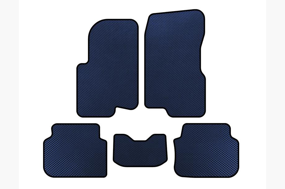 Smart 1998-2007 Tappetini EVA (2003-2007, Forfour, Blu) Image