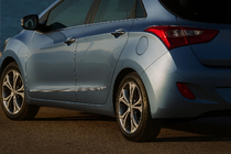 Hyundai I-30 2012-2017 Modanature porta acciaio inox (4 pz) foto 1