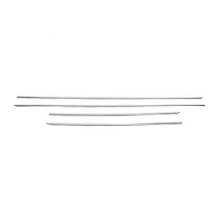 Modanature porta acciaio inox (4 pz) foto 2