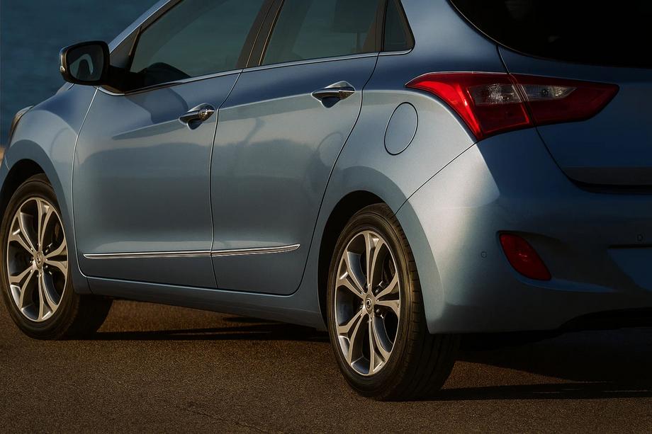 Hyundai I-30 2012-2017 Modanature porta acciaio inox (4 pz) Image