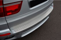 BMW X5 E70 2007-2013 Protezione Paraurti Posteriore OmsaLine (Acciaio Inox) foto 2